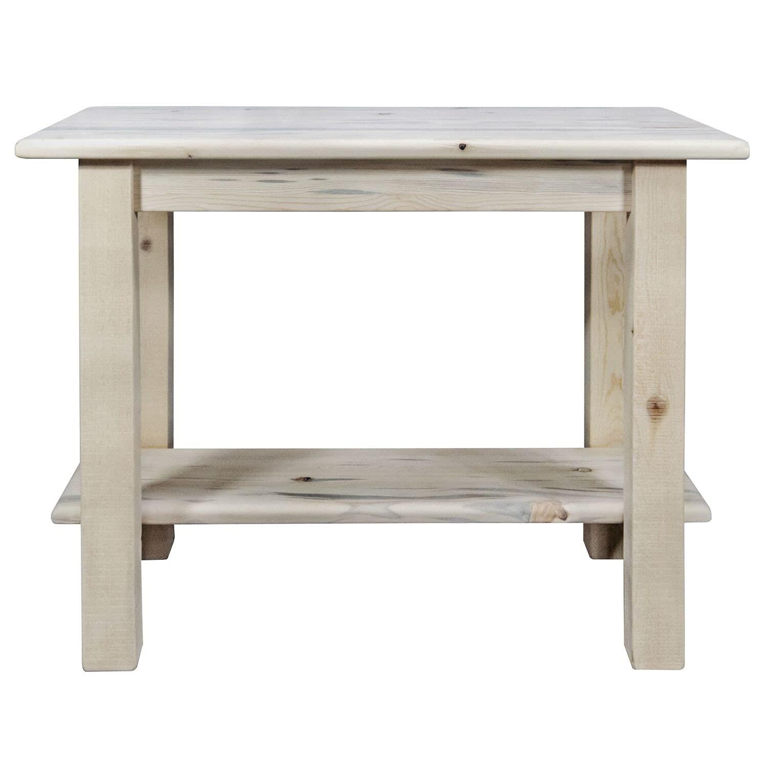 Montana Woodworks Montana Woodworks Homestead Collection Console Table with Shelf, Ready to Finish