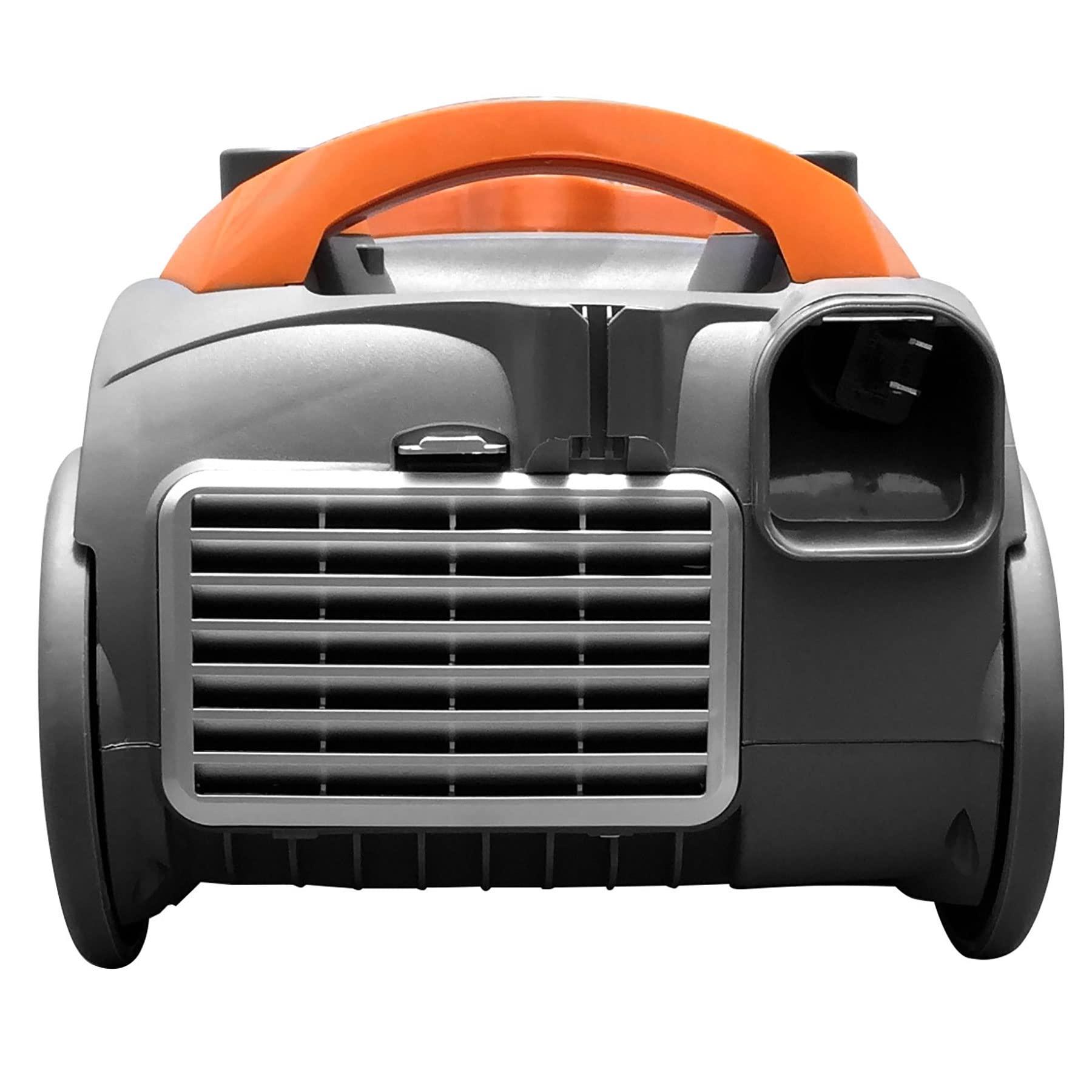 Koblenz Koblenz Canister Vacuum Cleaner-Corded, Orange/Gray