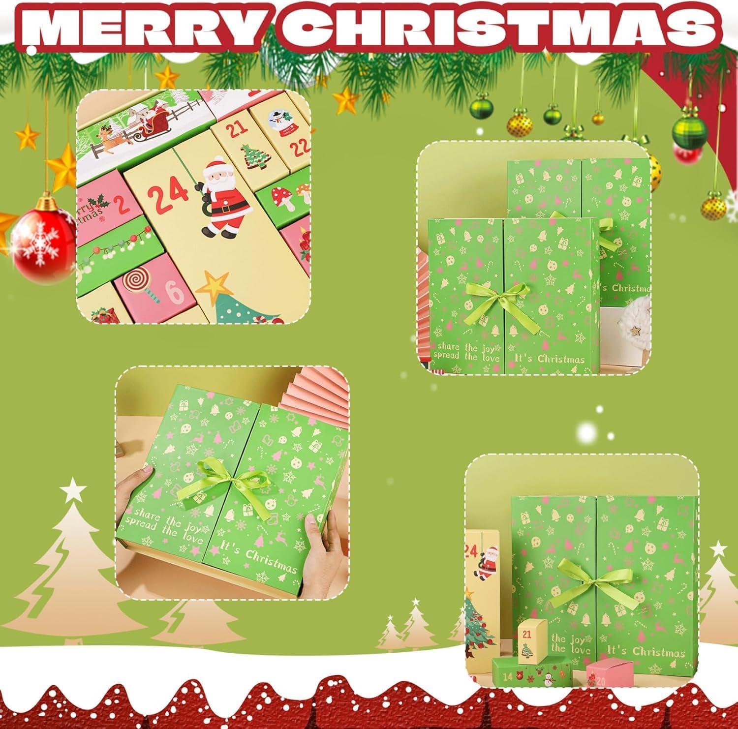 Generic Empty Advent Calendars To Fill, Empty Advent Calendar 2024, DIY Advent Calendar Gift Boxes To Fill Yourself, Empty Fillable Advent Calendar Christmas Gift Boxes Make Fill Your Own Advent Calendar (A)