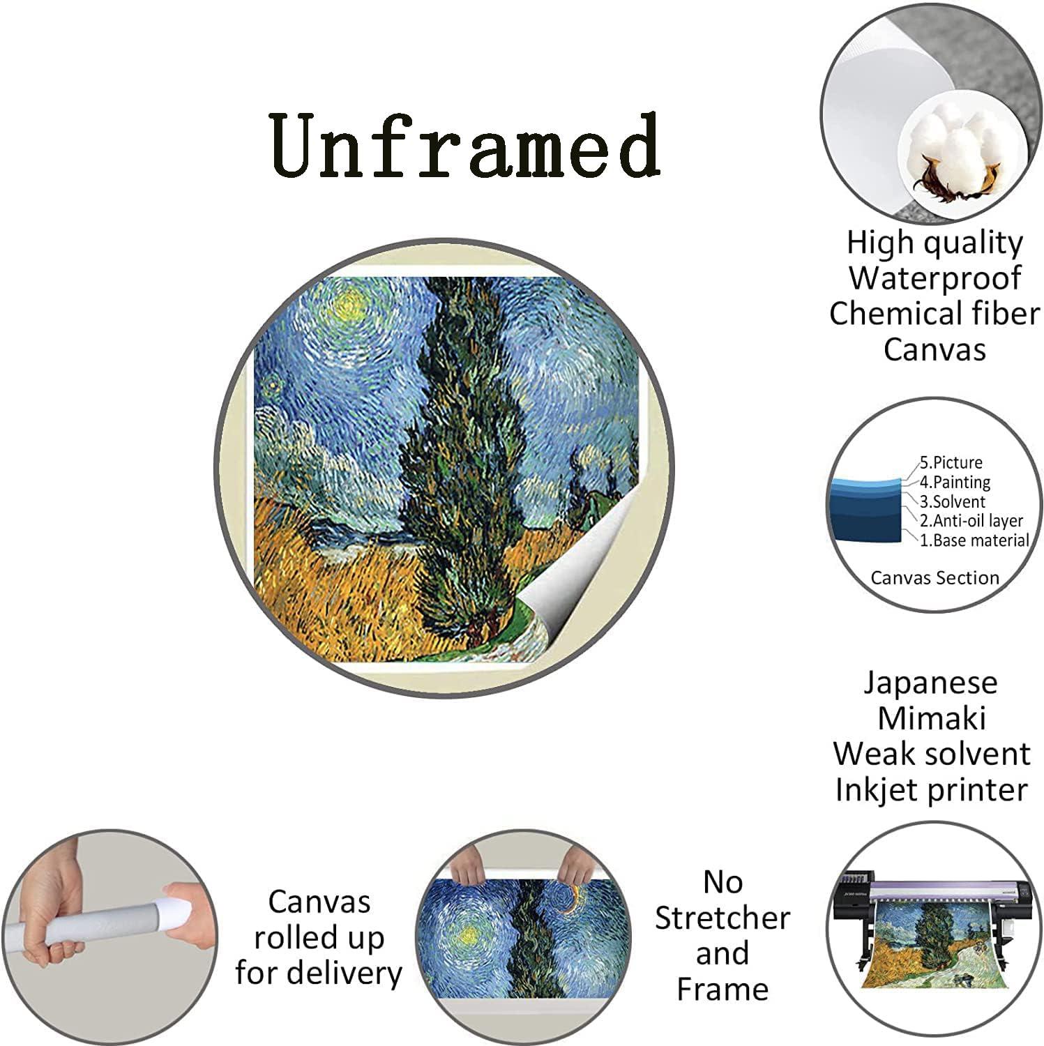 Quwinty Quwinty Star Spangled Banner Posters American National Anthem Prints Posters Wall Art Room Decorative Painting Canvas Set Modern Bedroom (12.00\'\'x18.00\'\',Unframed)