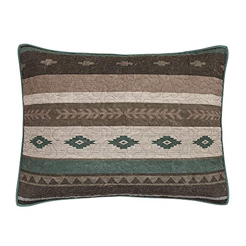 Donna Sharp Donna Sharp Twin Bedding Set - 2 Piece - Sierra Vista Southwest Quilt Set with Twin Quilt and Standard Pillow Sham - Machine Washable