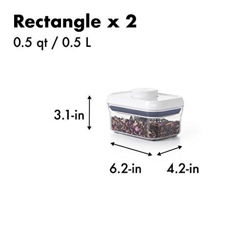 OXO OXO Good Grips 10-Piece Airtight Food Storage POP Container Value Set, Standard Packaging,White,10 Piece