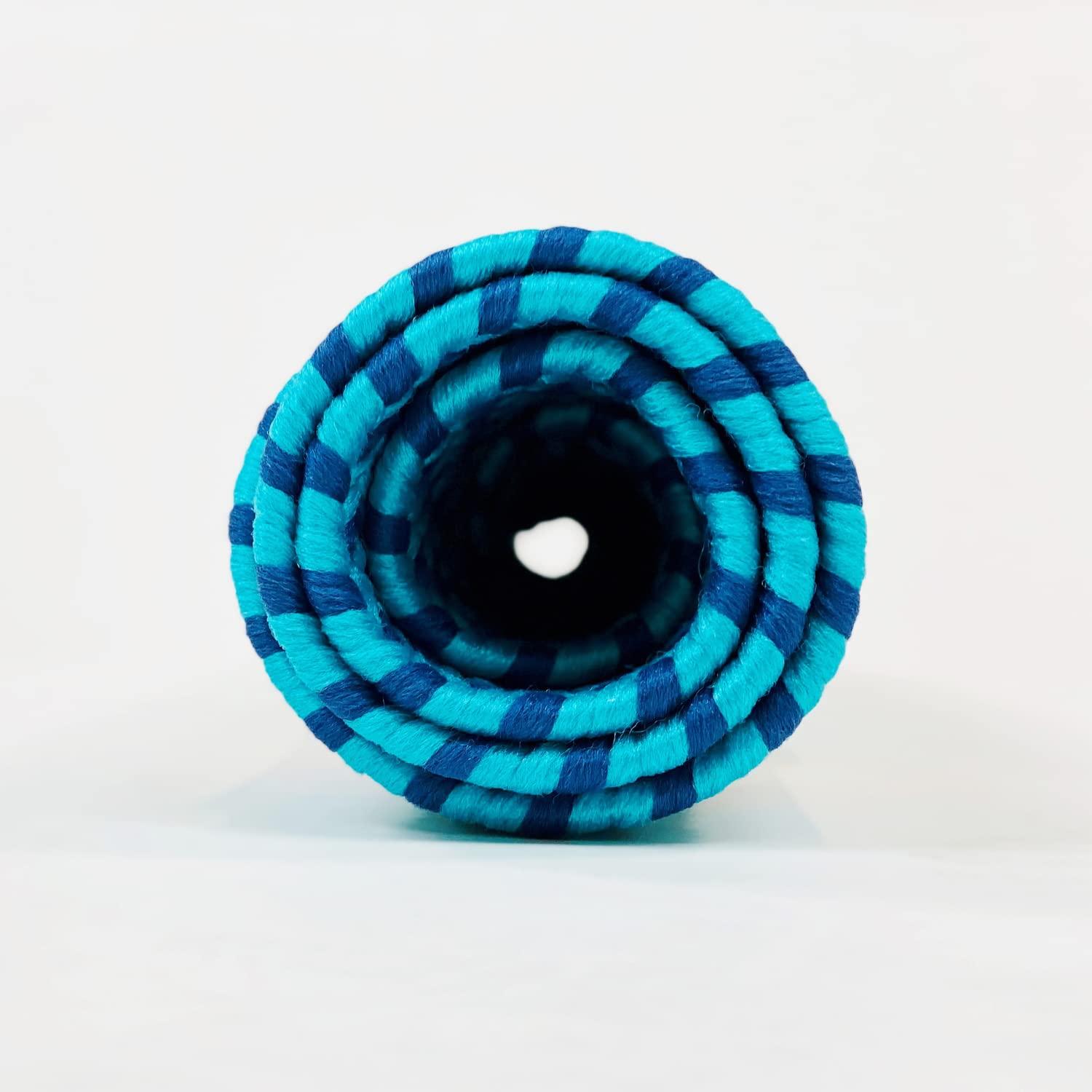 Colonial Mills Colonial Mills Kingston Braided Rug, 8x11, Aqua