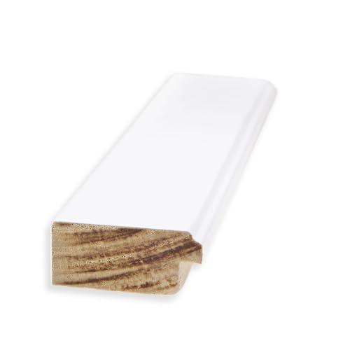 ArtToFrames ArtToFrames 14x24 inch Contemporary White with Lip Wood Picture Frame, 2WOMD8991-14x24