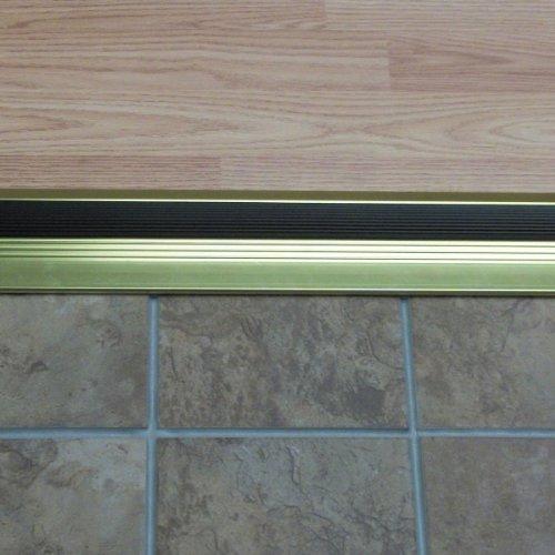 M-D Building Products Premium Low Threshold with Vinyl Seal AP 334, 36 Inches, Brite Gold - MD Building Products 09043