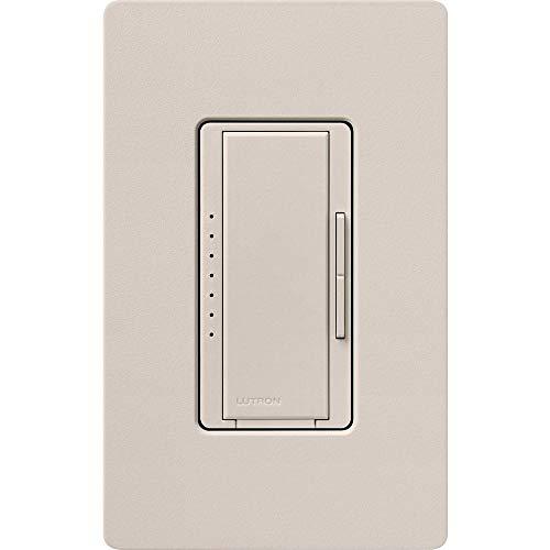 Lutron Lutron Maestro LED+ Dimmer Switch for Dimmable LED, Halogen and Incandescent Bulbs, 150W/Single-Pole or Multi-Location, MACL-153M-TP, Taupe