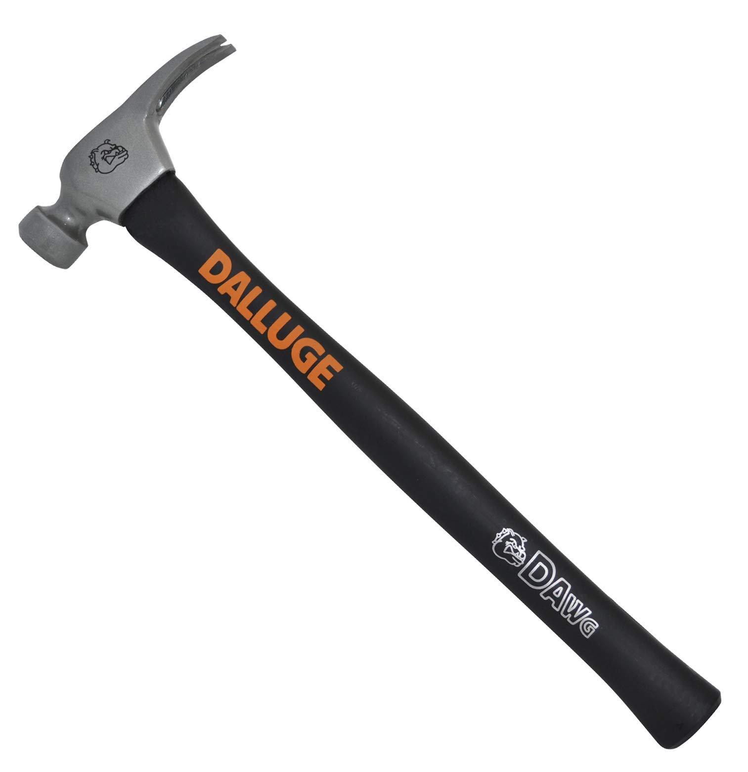 Vaughan & Bushnell Dalluge Tools 02170 21-oz Framer Hammer with Nailoc - Milled Face with 18\" Straight Wood Handle (DAWG21)