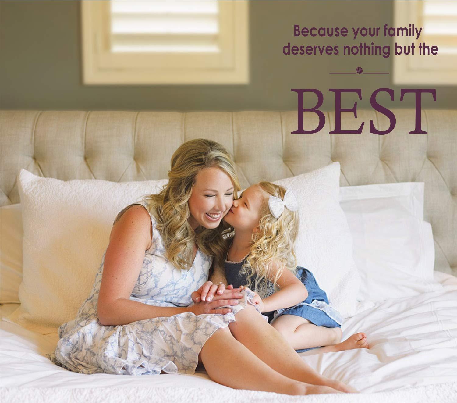 MYNEX MYNEX Presents 4 PC Sheet Set 100% Organic Cotton 800 TC Premium Sheet Set, Soft & Luxurious Long Staple Italian Finish Comfy Bedding Set Comes with 21\" Deep Pocket Twin Burgundy