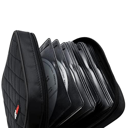 CCidea CCidea 40 Capacity CD/DVD Case Holder Portable Wallet Disc Storage Binder for Car, Home,Travel Carrying Organizer (Black) Specials