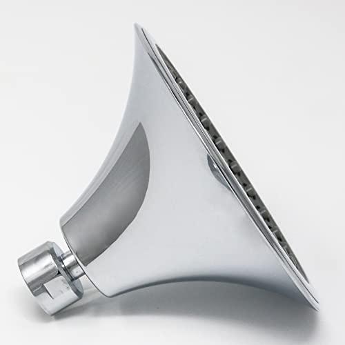 Niagara Conservation Niagara Conservation N2517CH Sava Spa 1-Spray with 1.75 GPM 4.4-in. Wall Mount Adjustable Fixed Shower Head in Chrome, 1-Pack | Bathroom Shower Head Sprayer with Pressure Compensation Technology