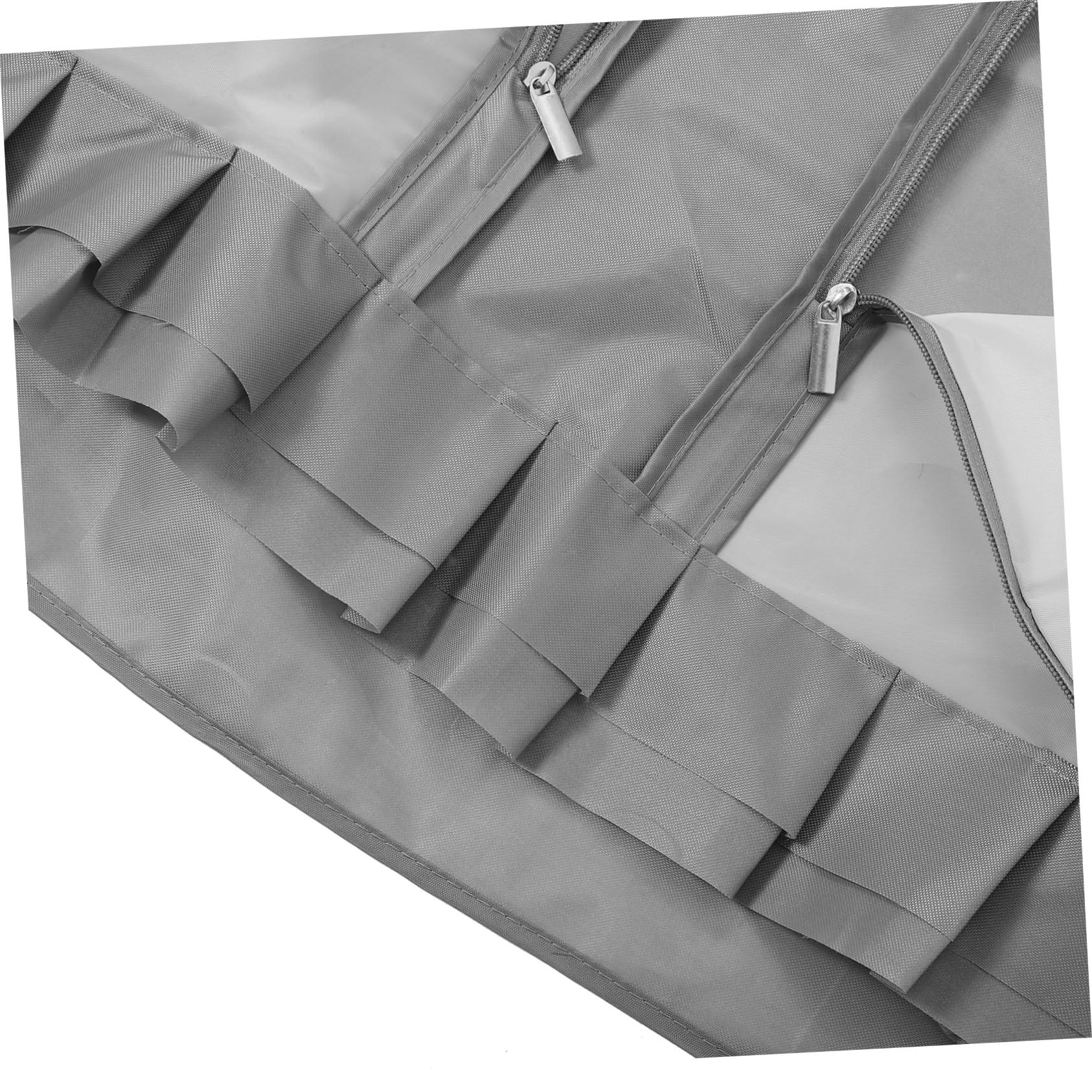 Amosfun Amosfun Cover Clothes Rack Clothes Hanger Cover Wardrobe Cover Hanging Garment Bag Gray/medium Size