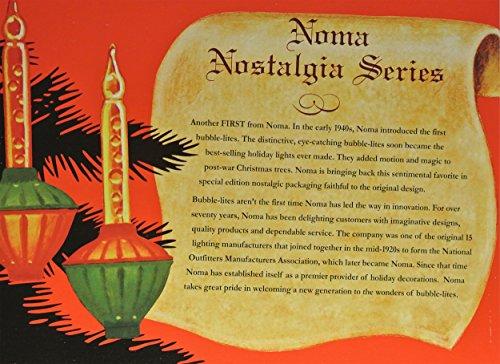 Noma Noma Bubble Lite Set of 7 Vintage Special Edition Christmas Lights Nostalgia