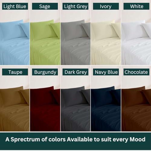 NON Sticky cotton Short Queen Sheets for Rv Camper 100% Cotton Rv Sheets Short Queen Sheets Camper Sheets Rv Queen Sheets Short Queen Sheet Set for Rv Camper Short Queen Sheets for Rv Mattress Light Grey Solid