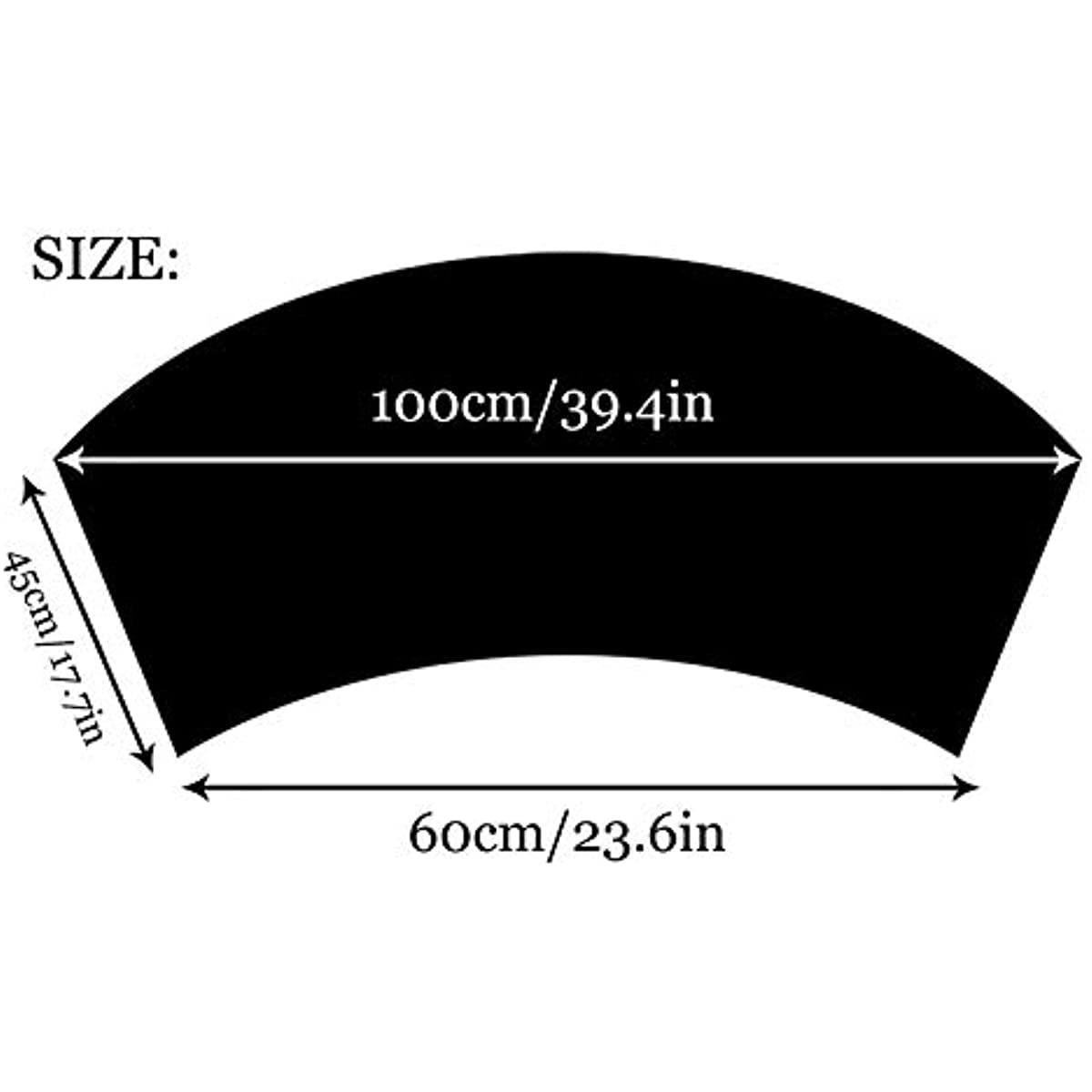 IBDRYKK Curved Shower Mats for Bathroom,Quadrant Curved Shower Mat Washable Corner Shower Mats Non Slip Fan-Shaped Foot Pads with Non-Slip Bottom(Brown)