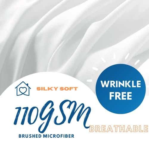 THYUNQ THYUNQ Galaxy Owl Sheets King Size Bed, Fantasy Animal Bird Pattern Bedding Sheets & Pillowcases - 12 Inch Deep Pocket, Super Soft Microfiber Printed Sheet Set 4 Piece