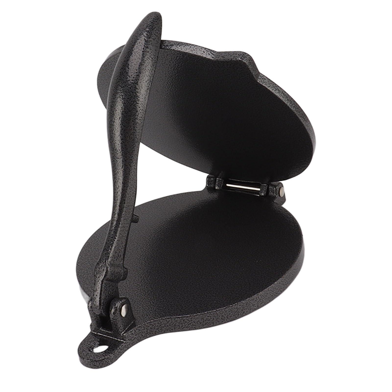 DAUZ Tortilla Press, Multifunctional Roti Maker for Home (20cm Black)