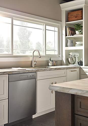 Moen Moen Arbor Spot Resist Stainless One-Handle Pulldown Kitchen Faucet with Sprayer and a Reflex Docking System, Kitchen Sink Faucet Featuring Power Boost for a Faster Clean, 7594SRS