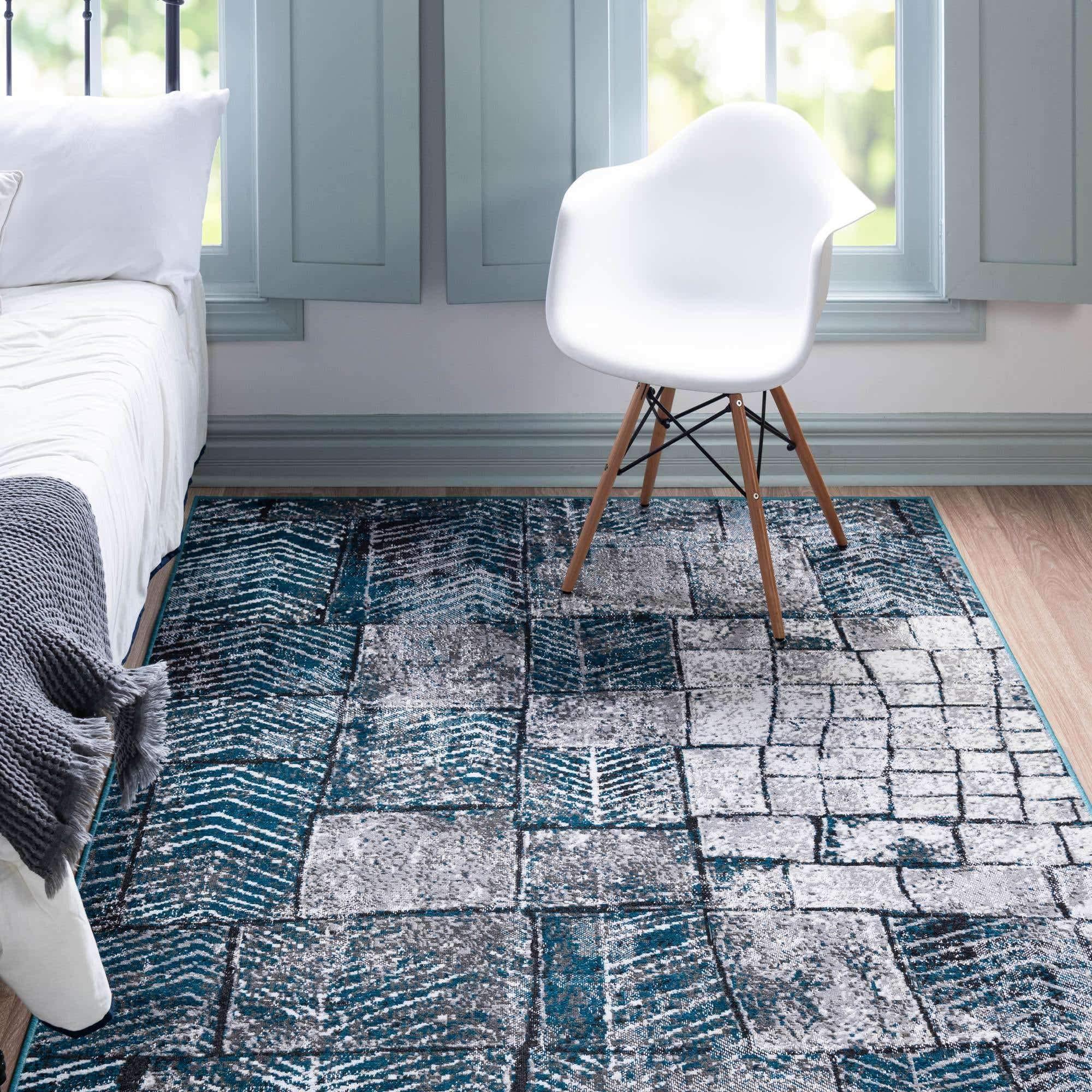 Rugs.com Rugs.com Valencia Collection Area Rug 8' x 10' Grey Low Rug Perfect for Living Rooms, Large Dining Rooms, Open Floorplans