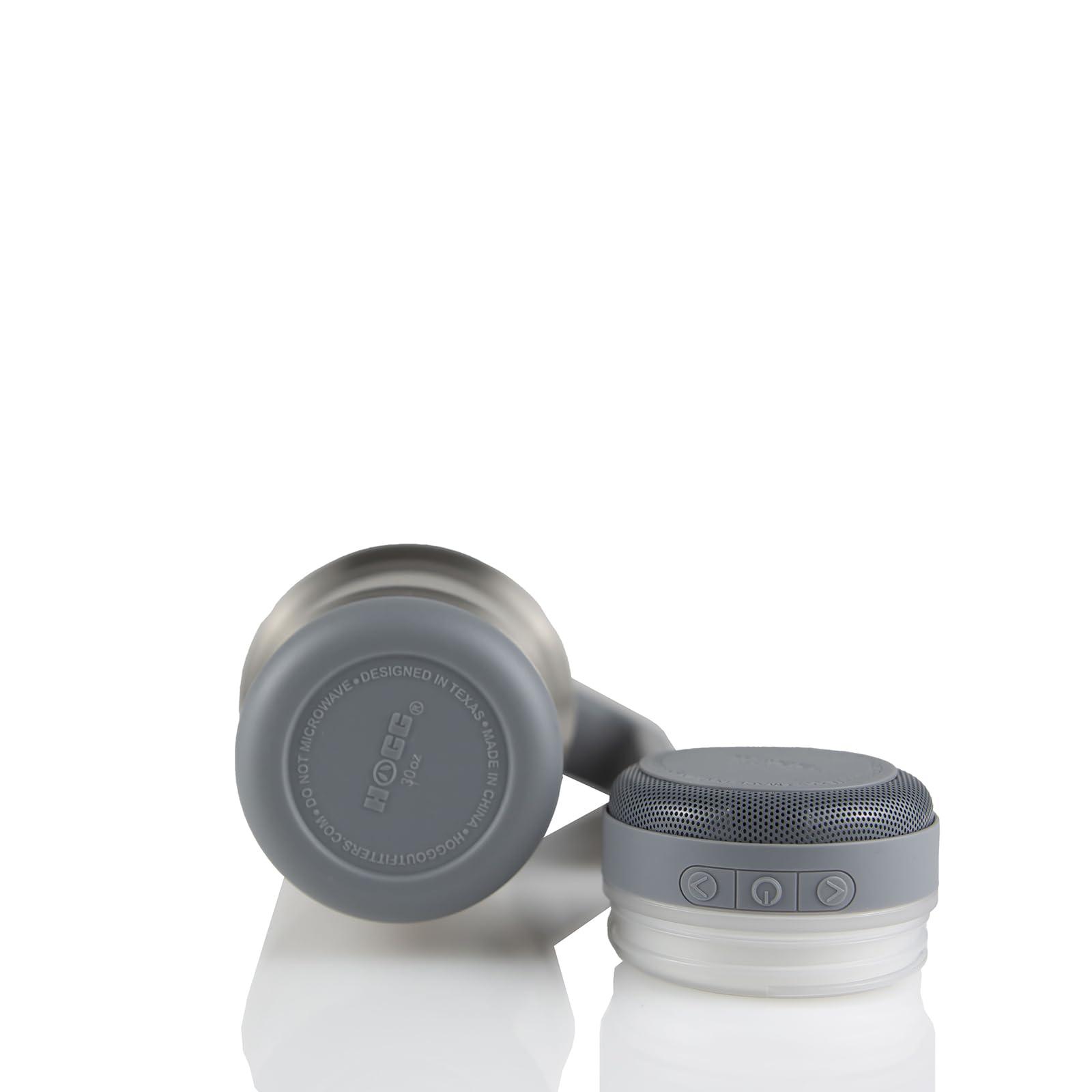 Hogg Hogg 30oz Sublimatable Grippy Speaker Tumbler DIY, Customizable, Add Logo, Vinyl, Alcohol Ink, or Glitter & Epoxy, Bulk/Wholesale Tumblers (Clear)