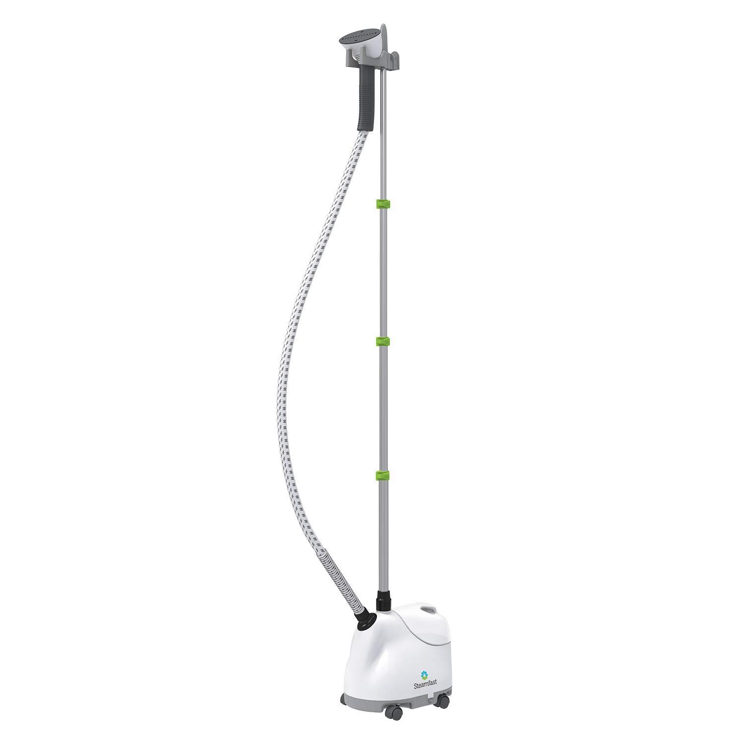 Steamfast Steamfast SF-407 Canister Fabric Steamer, With Telescopic Pole and Fabric Brush, 45 Second Heat Up Time, White