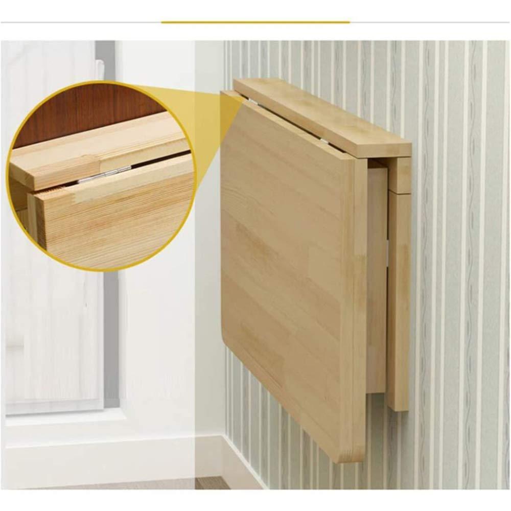 LEOSXA LEOSXA Folding Wall-Mounted Table Mounted Workbench Wall Mounted Folding Table for Garage,Dining Table,Coffee Table,16 Sizes,50x30cm/20x12in