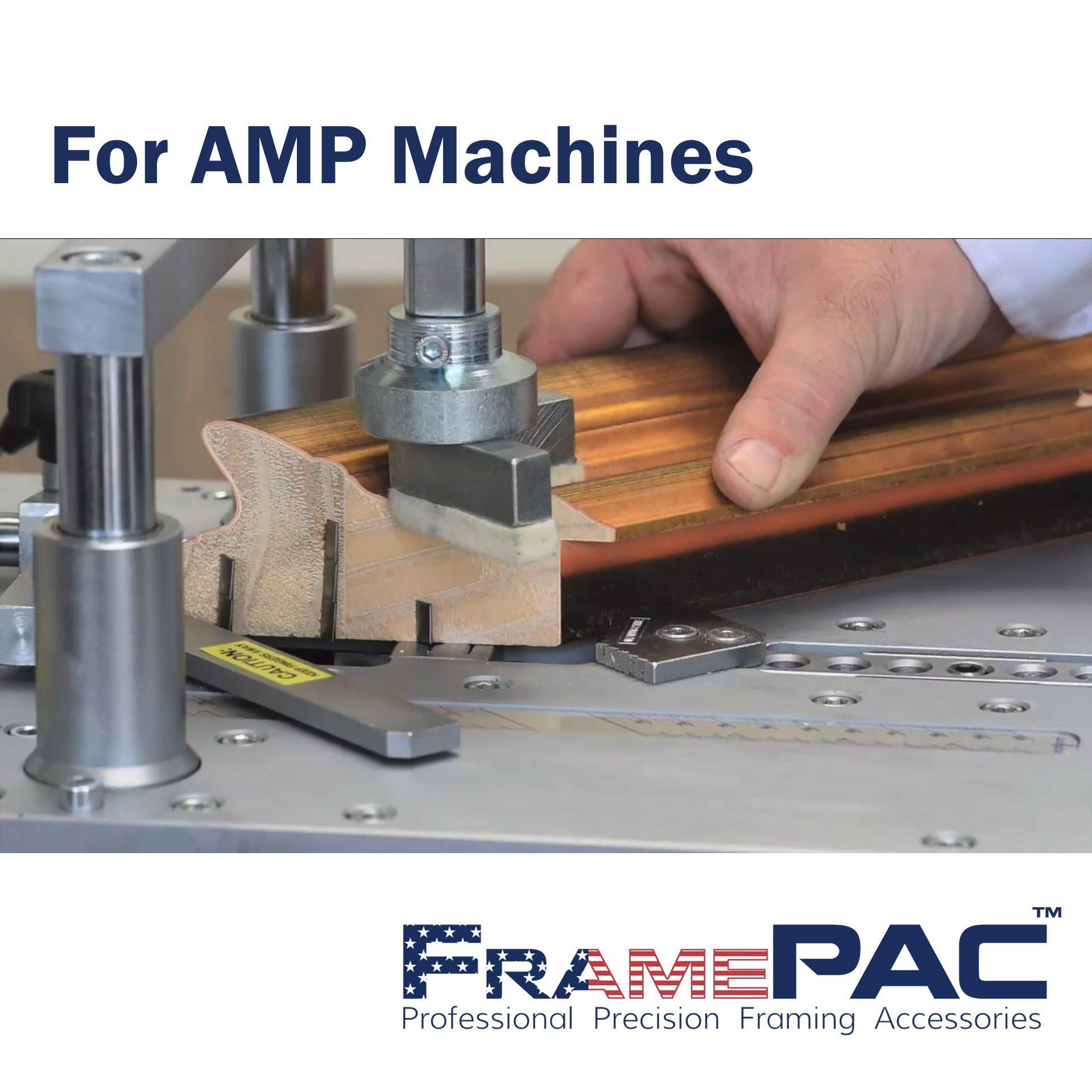 FramePac FramePac V Nails for Picture Frames Hardwood (AMP) 12mm (1/2 Inch) [3000 V-Nail Pack, Stacked] - (for use in Automatic V Nailer for Picture Framing, Automatic V Nailer for Picture Frames)