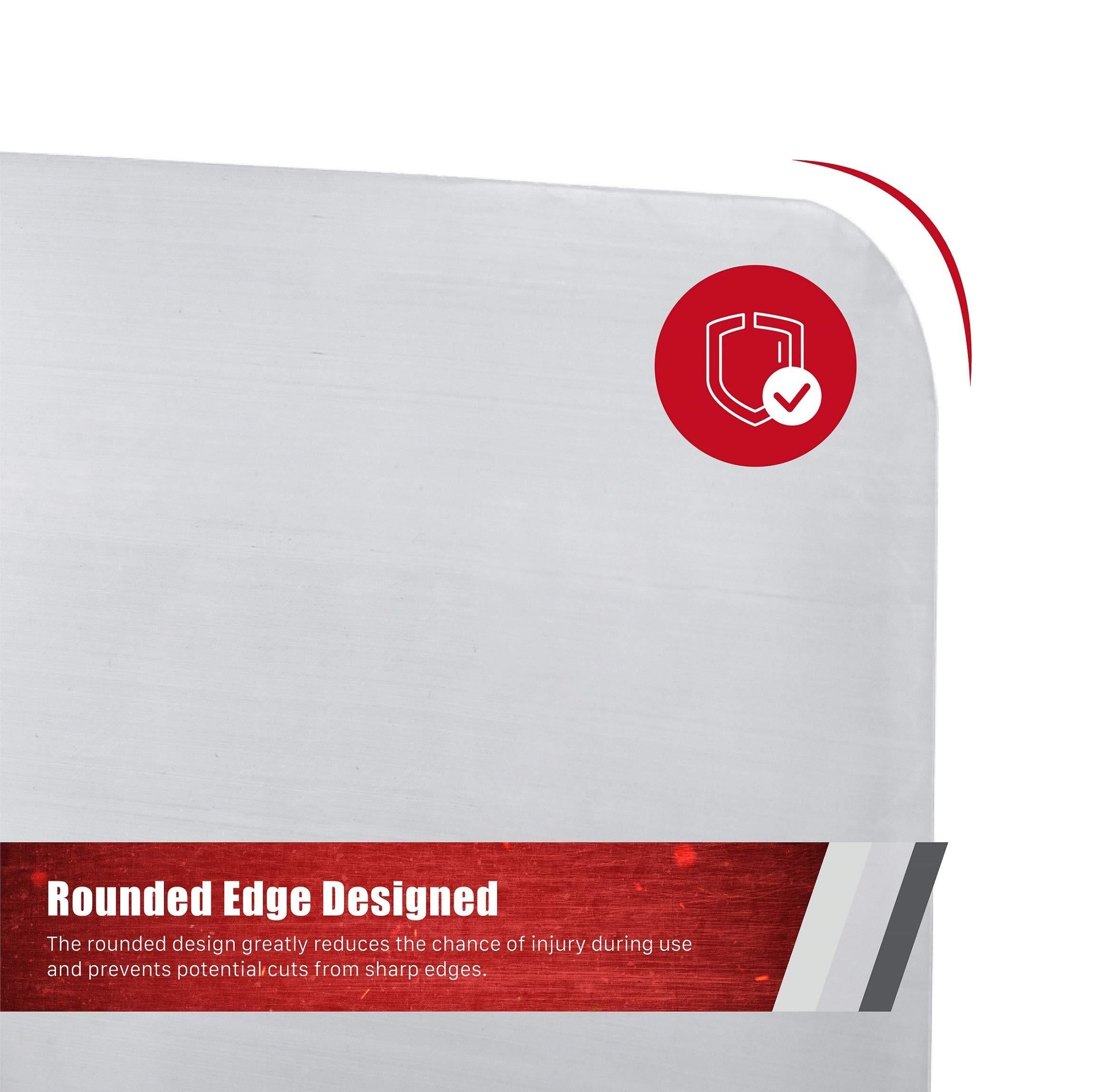 DuraSteel DuraSteel Stainless Steel Splash Guard-17\" x 12\" Wall Mount Commercial Shield Kitchen Safety & Hygiene Cooking Splatter Screen-Ideal for Hand, Prep, Utility Sink, Silver