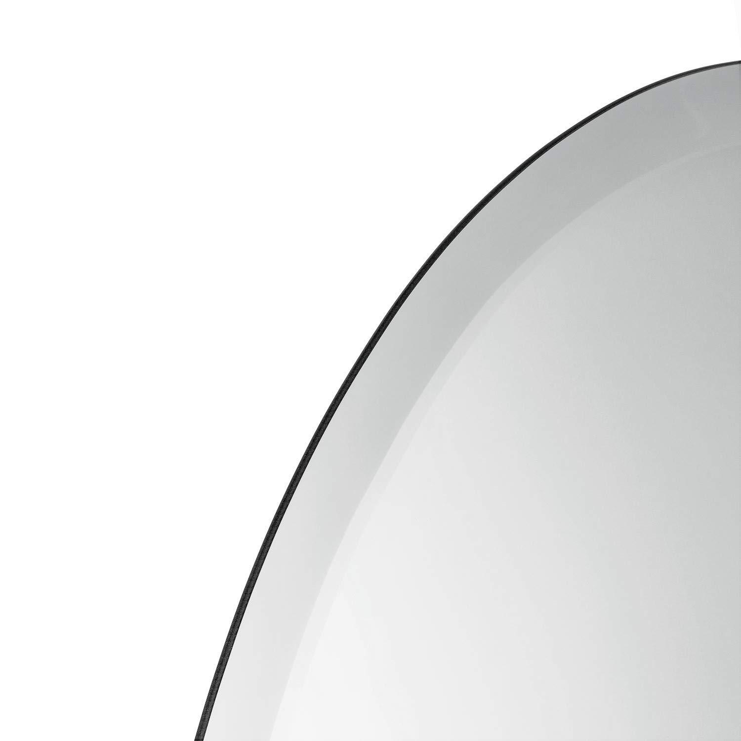 The Better Bevel Better Bevel 24" x 36" Frameless Oval Mirror | 1" Beveled Edge | Copper-Free | Bathroom Wall Mirror
