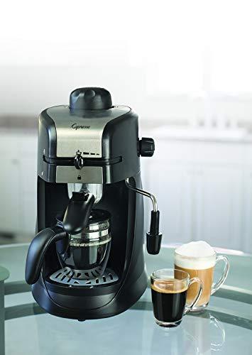 Capresso Capresso Steam PRO Espresso and Cappuccino Machine, 4-Cup, Stainless Steel/Black
