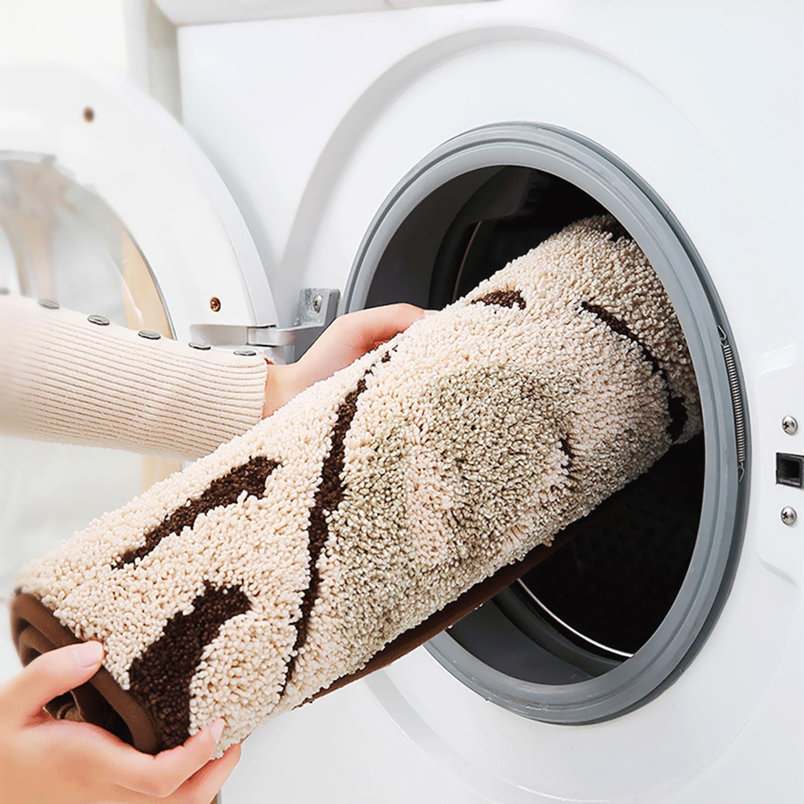 LEVINIS LEVINIS Moss Bath Mats, Cute Green Moss Shag Bathroom Rugs Non Slip Soft and Water Absorbent Bath Rug for Bathroom, Shower, Tub, Indoor Doormat 31\"20\"