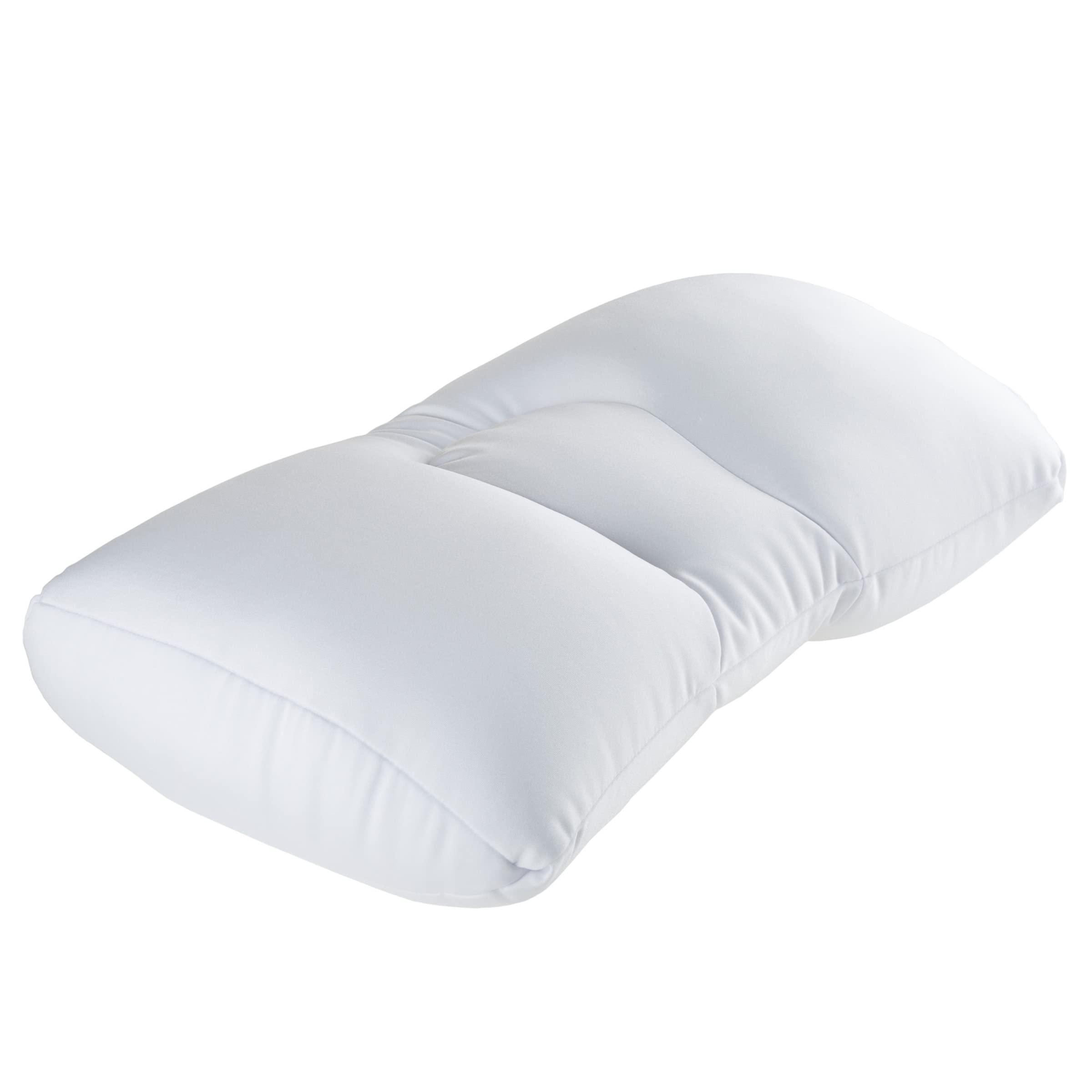 Remedy Remedy, White Microbead Pillow For Sleeping and Travel