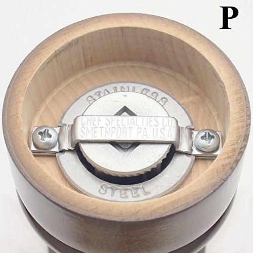 Chef Specialties Chef Specialties Capstan Pepper Salt Mill Set, Walnut & Natural