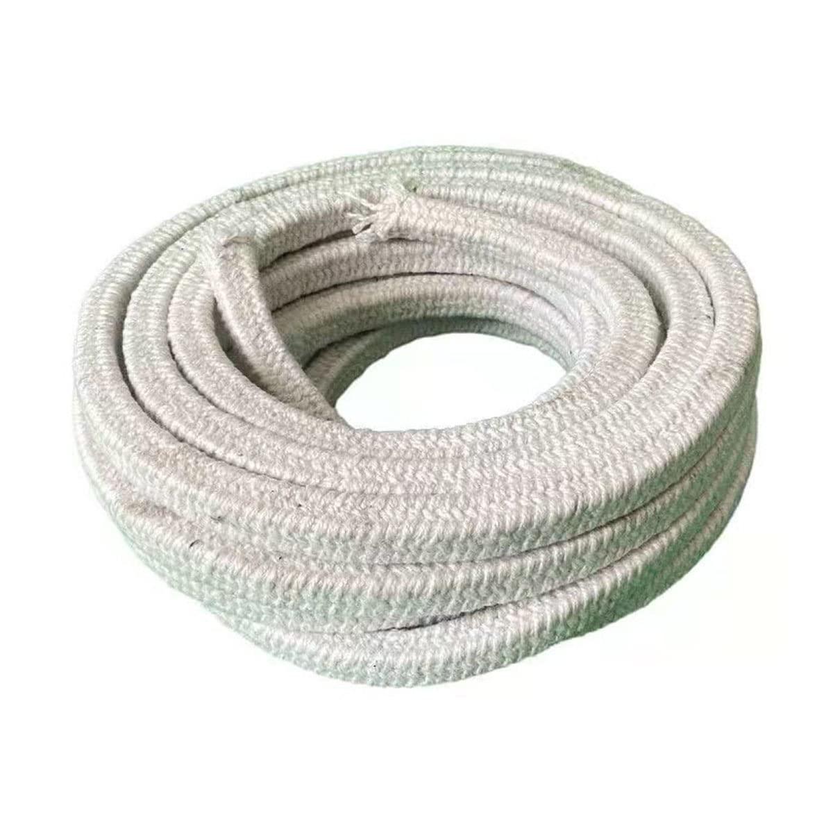 FANGHUOCL FANGHUOTC Ceramic Fiber Square Rope, High Temperature Seal for Stove Boiler Furnace Oven Kiln Door Gasket Length 10M,Diameter 20 mm
