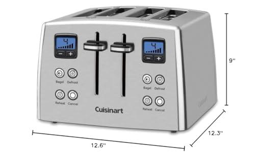 Cuisinart Cuisinart CPT-435P1 4-Slice Countdown Motorized Toaster, Stainless Steel