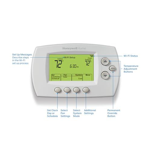 Honeywell Home Honeywell Home RTH6580WF Wi-Fi 7-Day Programmable Thermostat
