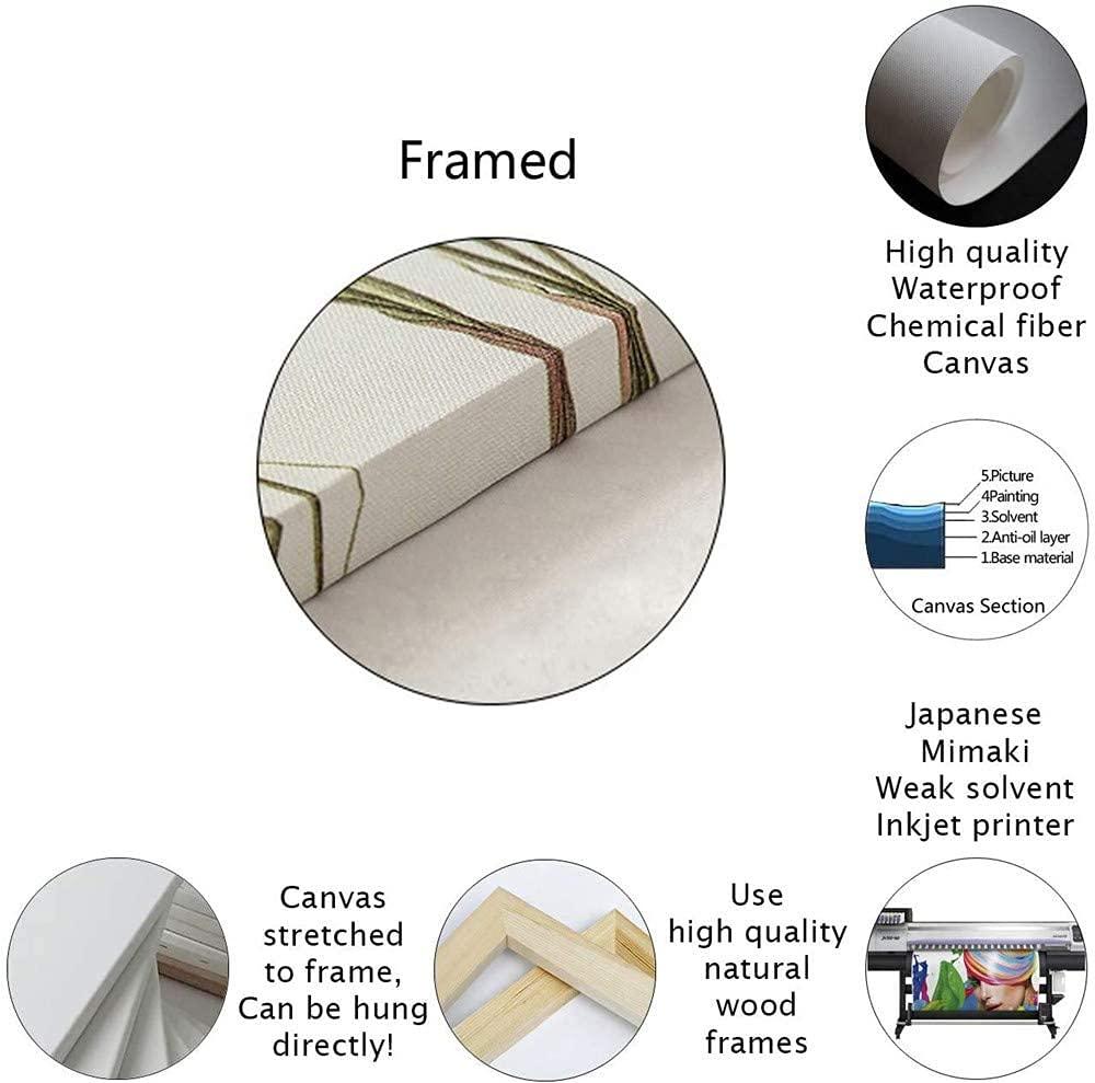 DouKi Reflections Pictures Military Vietnam Veterans Memorial Canvas Poster Modern Aesthetic Picture Wall Art Home Office Decoration Painting Holiday Gift (Framed,2030inch)