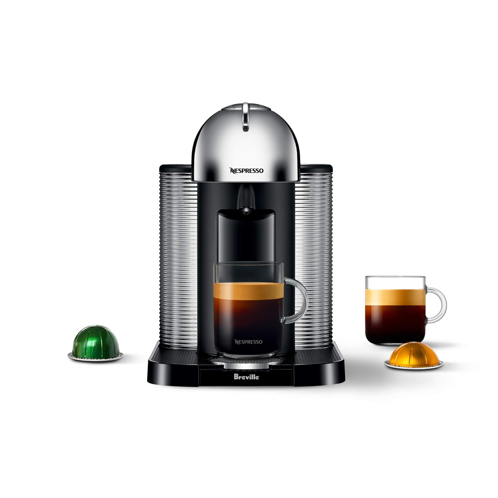 Nespresso Nespresso Vertuo Coffee and Espresso Maker by Breville, Chrome