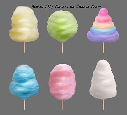 Oasis Supply Cotton Candy Floss Sugar (Pina Colada Flavor, 11 oz) Cotton Candy Flavoring Super Floss Makes 44 Cones- Candy Supplies