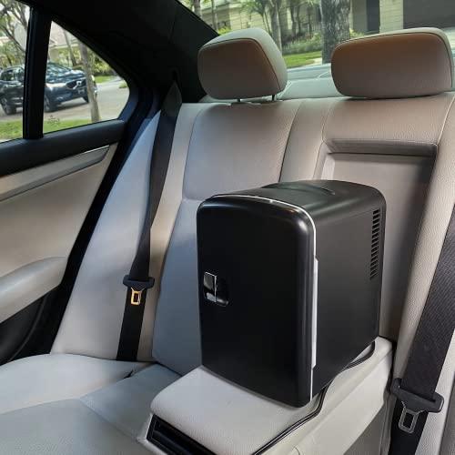 PERSONAL CHILLER Personal Chiller Portable Mini Fridge 4L/6Cans Cooler and Warmer, Mini Compact Refrigerators - Black