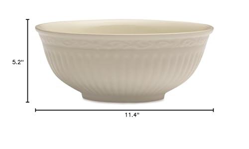 Mikasa Mikasa DD900-410 Italian Countryside Fruit Bowl, 5-1/4-Inch, Set of 4, White
