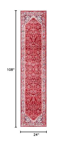 Safavieh Safavieh Brentwood Collection Runner Rug - 2' x 9', Blue & Red, Oriental Design, Non-Shedding & Easy Care, Ideal for High Traffic Areas in Living Room, Bedroom (BNT853N)