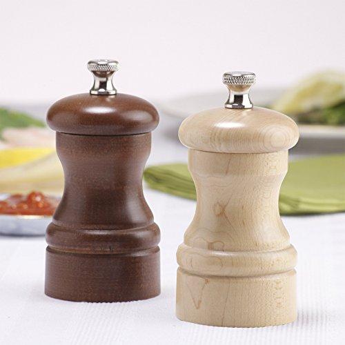 Chef Specialties Chef Specialties Capstan Pepper Salt Mill Set, Walnut & Natural