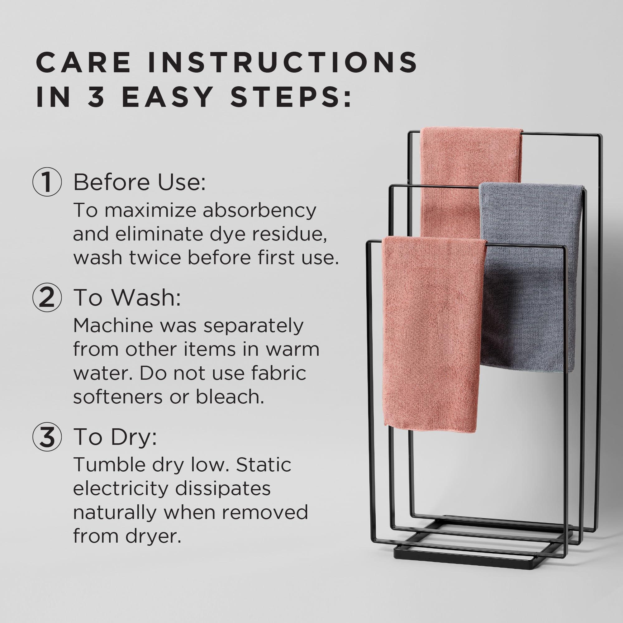 Fromm Fromm Softees Air Lightweight Microfiber Towels for Hair Salon, Barber, Spa, Gym, Hair Wrap for Drying Curly, Long, Wavy Hair, White, 15.5 x 25.5 Inches, 6 Pack