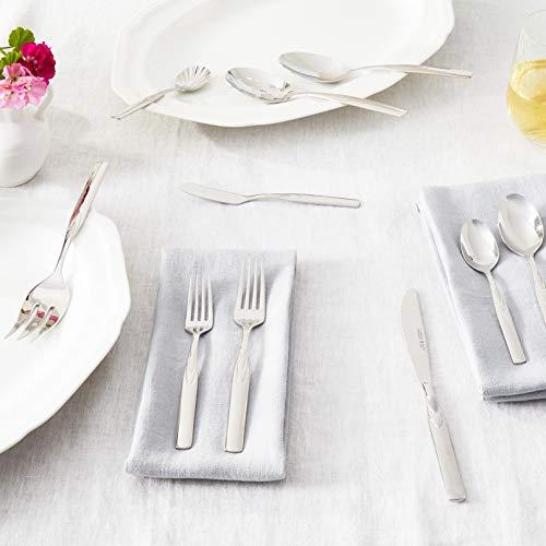 HENCKELS J.A. Henckels Classic Series Rapture 45-Piece Flatware Set, Service for 8