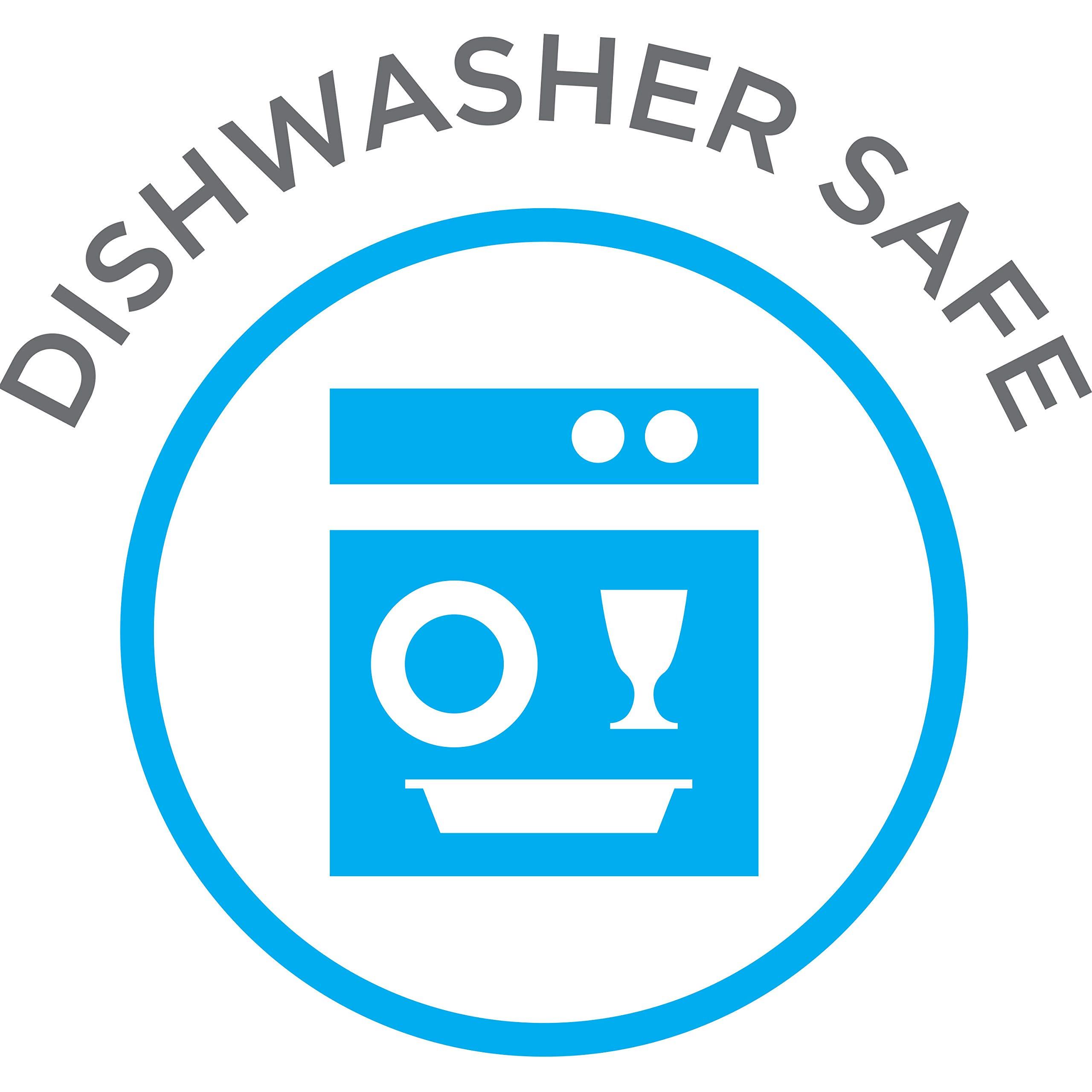 Libbey Libbey Cobalt Blue Drinking Glasses, Classic Design Flare Tumbler Glasses Set of 8, Dishwasher Safe Glass Drinking Glasses for Beverages