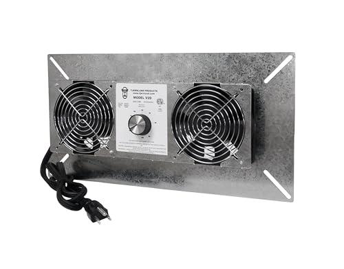 Tjernlund Tjernlund V2D UnderAire Crawlspace Ventilator Fan Moisture Mold Reducing,220 CFM