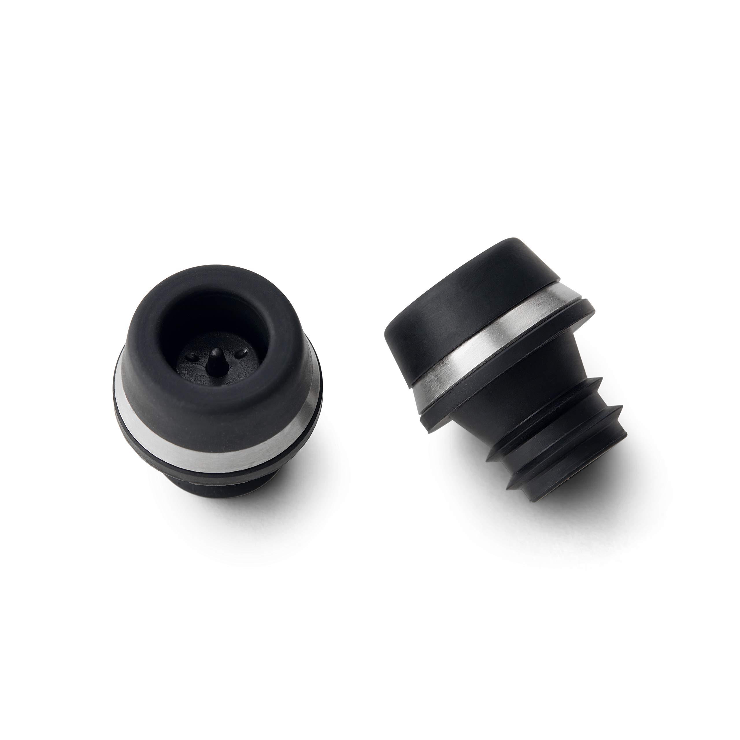 Metrokane Rabbit Wine Preserver with Two Wine Vacuum Stoppers (Stainless Steel)