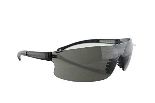 TITUS TITUS G45 Z87+ Glasses Shooting Motorcycle Eye Protection ANSI Tactical Safety with Integrated Close Fit Side Shield (Smoke)