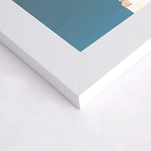 US Art US Art Frames 18x20 Chalk White Flat 1.25 Inch, Smooth Wrapped Finish Wood Composite Wall Decor Picture Poster Frame