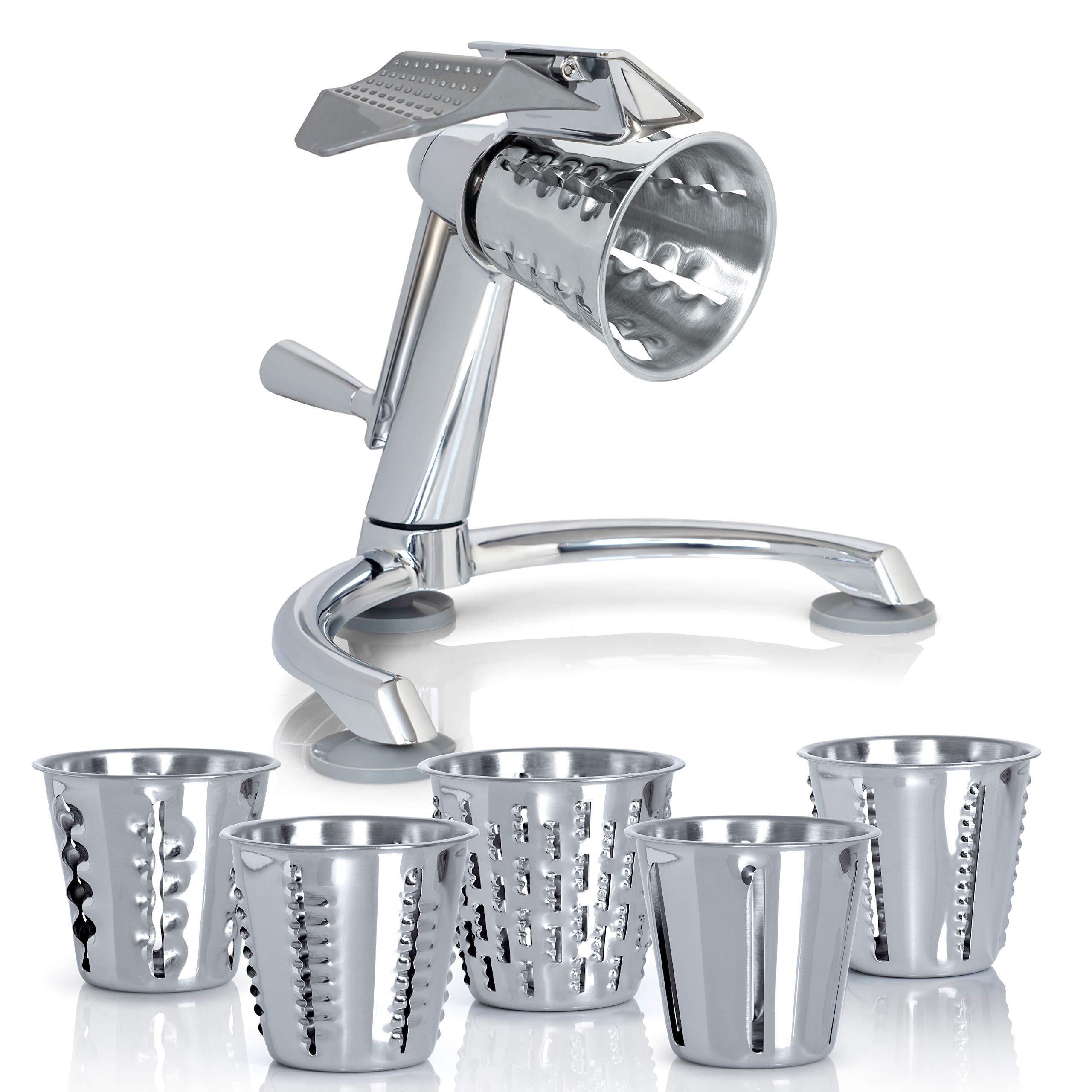 Maxam Maxam Vegetable Chopper, Dynamic Food Processor with Stainless-Steel Shredders